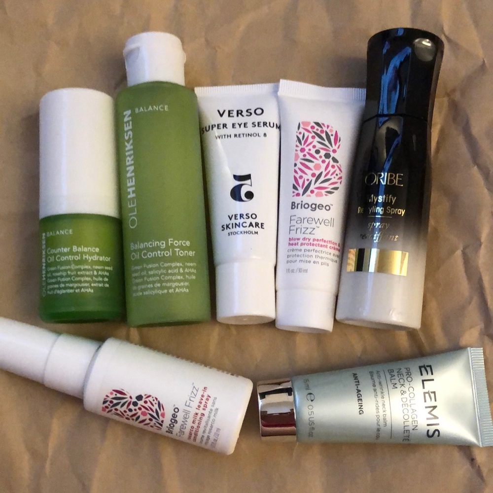 Various skincare items - new
